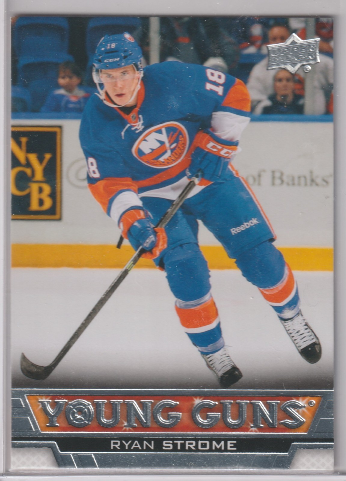 13-14 RYAN STROME RC UPPER DECK S2 YOUNG GUNS ROOKIE #482 ISLANDERS