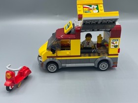 LEGO CITY: Pizza Van Retired (60150) few Pieces missing & missing one fig