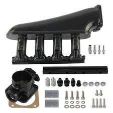 Ansaugkrümmer + 80mm Drosselklappe +Kraftstoffverteiler für Golf GTI MK4 TT 1.8T
