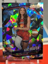 Panini 2025 Prizm WNBA Kiki Iriafen RC Cracked Ice Variation #149 Mystics