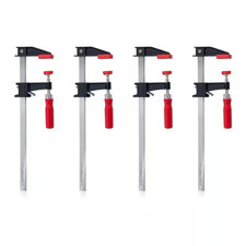 12 In. Steel Bar Clamp Set W/ 600 Lbs Loads Limit and 2-1/2 In. Throat, Quick Ad