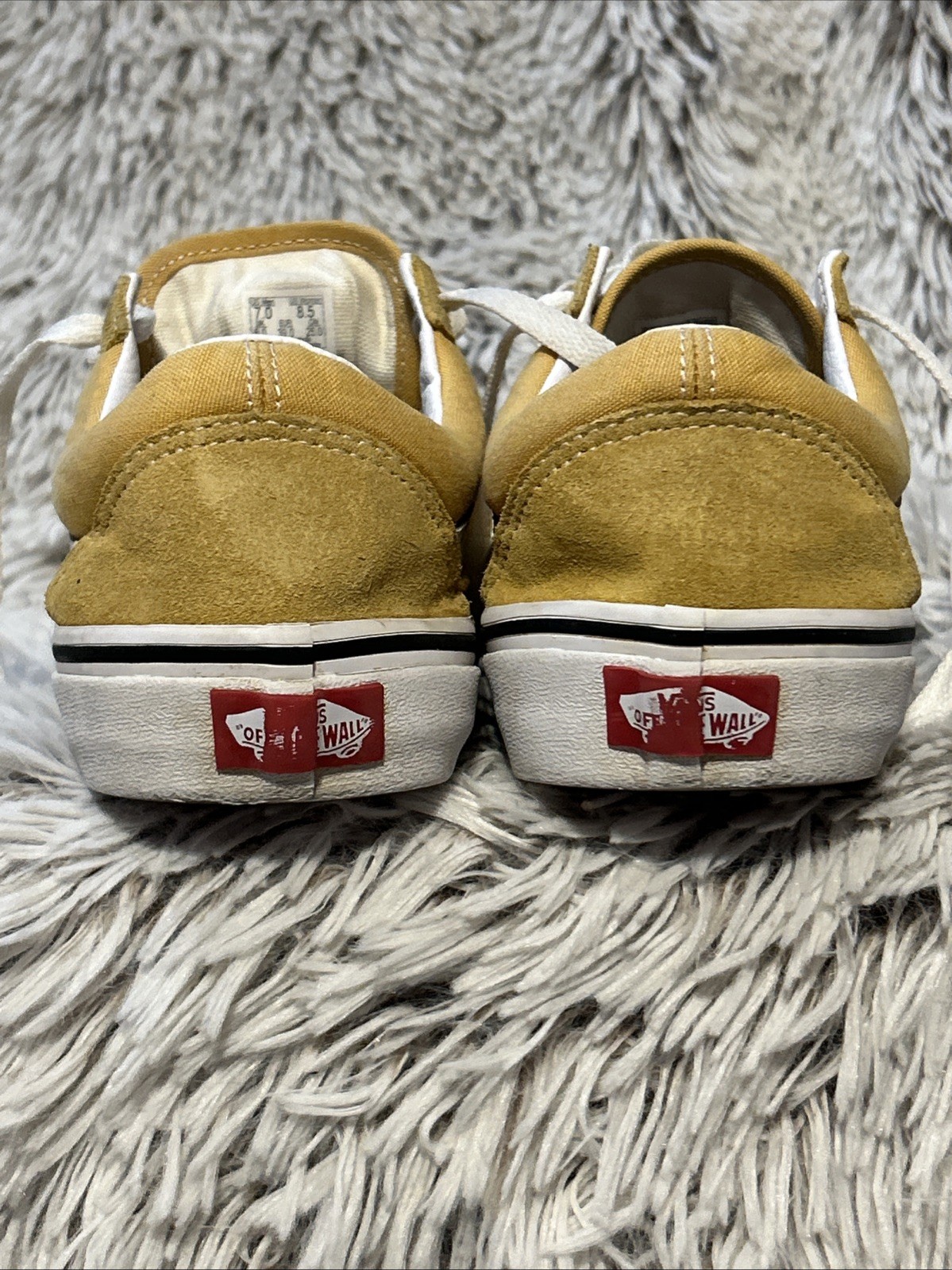 Vans Womens 8.5 Old Skool Yellow Low Top Canvas Athletic Sneaker Shoes Mens 7 thumbnail 9