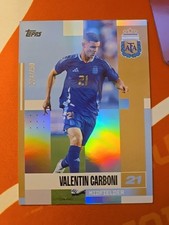 2024 Topps AFA Argentina Team Set Valentin Carboni Numbered 224/250 Parallel