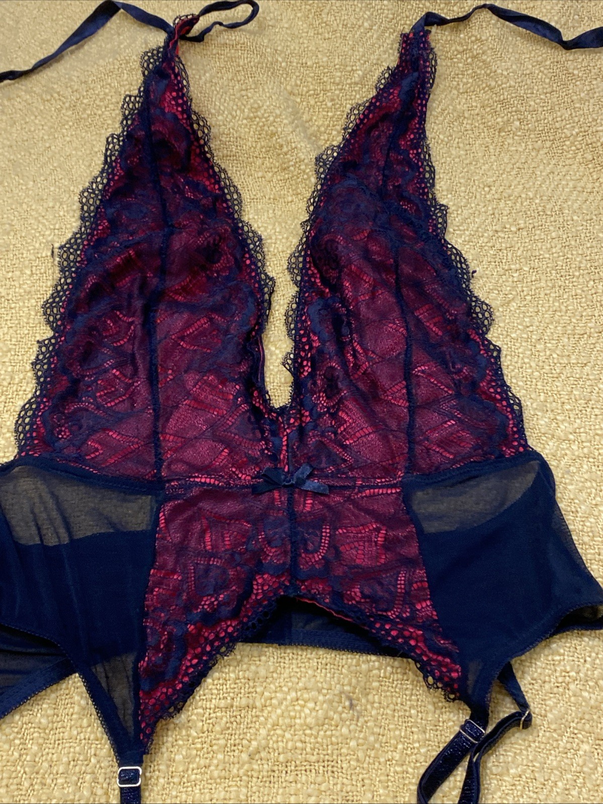 VINTAGE  SEVEN”til midnight Corset &Bustiers For Women #6153