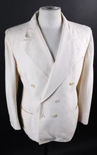Vintage 1930s Palm Beach "Regent" Linen Suit Coat Jacket Blazer Mens 38 S