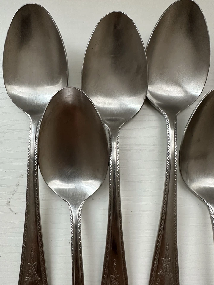 "6 cucharadas de cubiertos Supreme 18-8 Japón cubiertos de acero inoxidable 7,5""" Foto 2 de 4