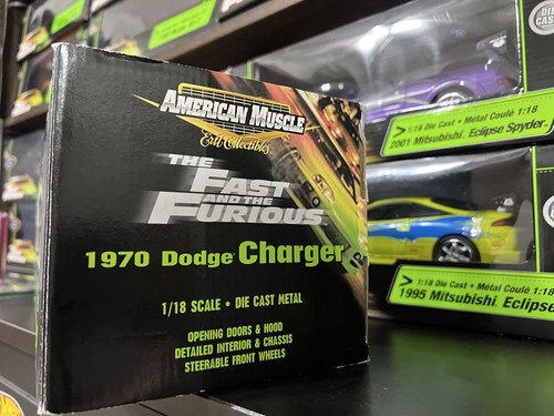 CARICABATTERIE DODGE FAST& FURIOUS 1970 1/18 - Foto 5 di 6