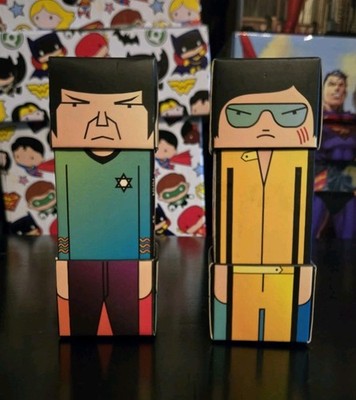 2 Undoboy Super-Bastard Box Art Characters Spock Bruce Lee Elvis Tyson Jordan