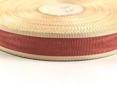 Bandabschnitt für Bandspange für eine Medaille Deutsche Volkspflege. Breite 16mm