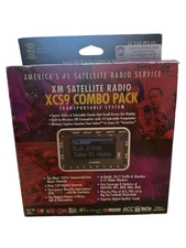 New IN BOX Audiovox XM Satellite Radio XCS9 Combo Pack W/car vehicle kit It/739