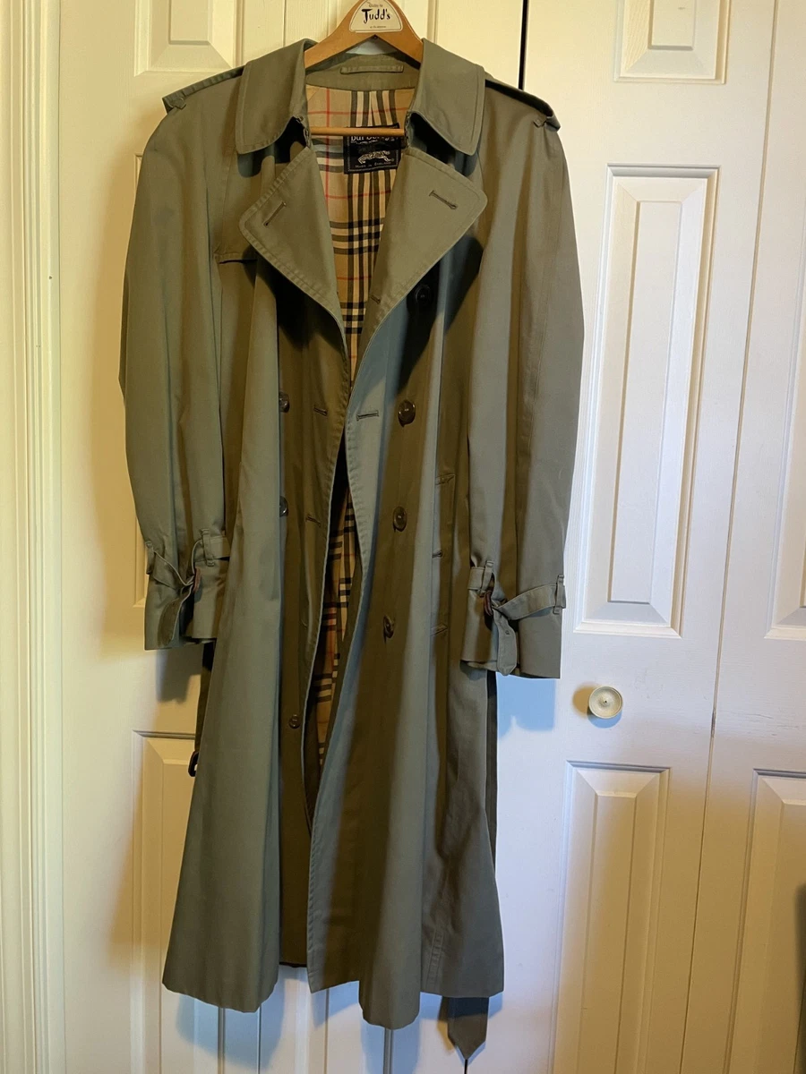 Burberry Trench Coat Men 44 for sale | eBay