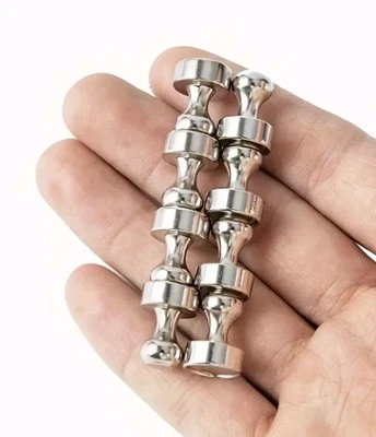 ELEMENTAL POWER 8 Neodymium Magnets Very Powerful N52 Grade Rare Earth Magnet Strongest Force