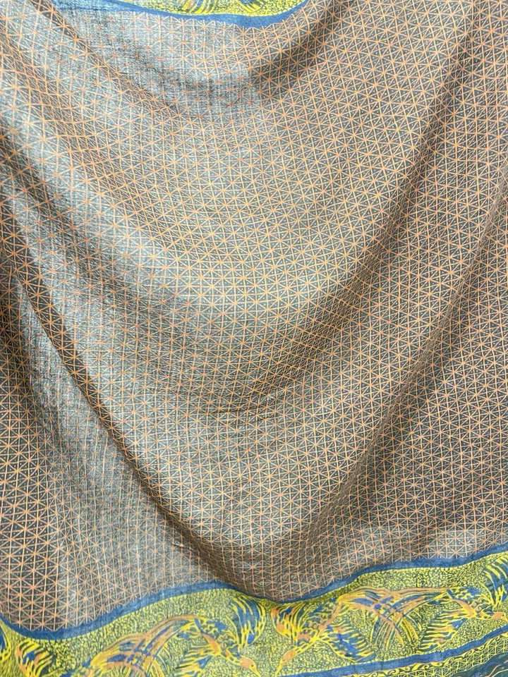 Y4#Rara Bufanda Vintage Sonia Rykiel Foulards Francia Diseñador Envoltura Cuadrada Foto 4 de 4