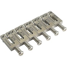 KTS Titanium Stratocaster Style Block Saddles 218" (54 mm) Spacing Titanium
