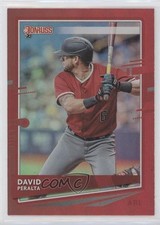 2020 Panini Donruss Holo Red David Peralta #187 07rd