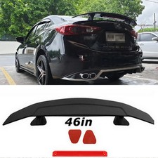 Matte Black 46 Rear Trunk Spoiler Lip Wing Gt Style Racing For Mazda 6 Sedan