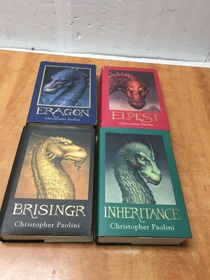 Eragon Books 1-4 Inheritance Cycle Hardcover 3- 1st edition 1st print w/DJs