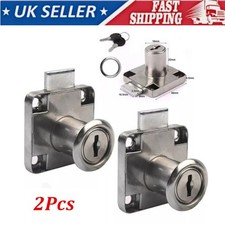 Cam Lock Doors Furniture Cabinet Letter Mailbox Drawer Cupboard 2 Locks 4 Keys