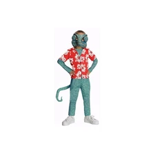 Hawaiian Rango Costume Jumpsuit w/Attached Shirt, Medium (8-10)