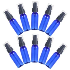 10 Pcs 30 Ml Refillable Pump Bottles Plastic Cosmetic Travel Containers