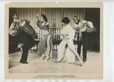 1949 Harlem Follies Original 8X10 Black & White Drum Dance Photo Black Film 