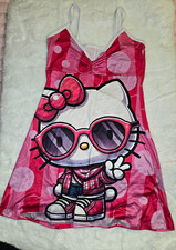 Bata de dormir para mujer Hello Kitty rosada