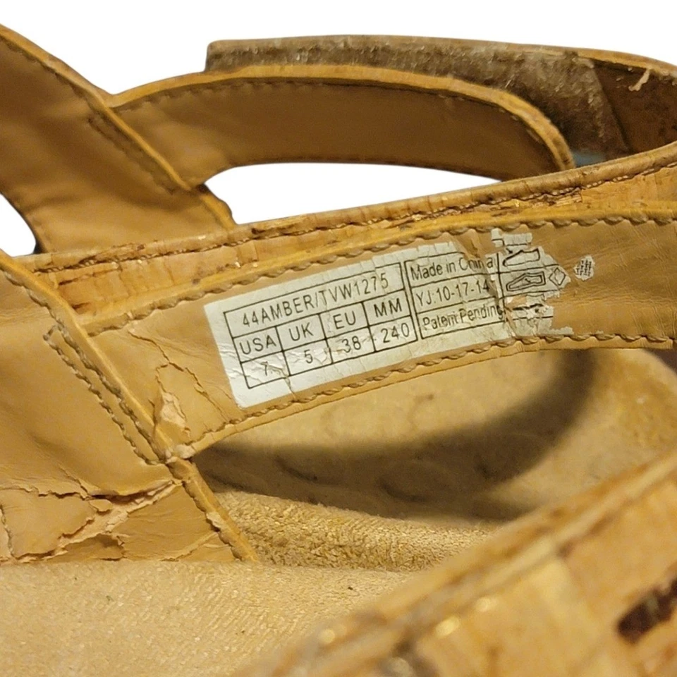 Sandalias de corcho ámbar Vionic para mujer 7 Foto 4 de 4