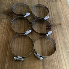 Lot Of 6 IDEAL-TRIDON STAINLESS STEEL ADJUSTABLE HOSE CLAMP 040-29/76mm