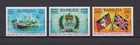Barbuda  302-4 MNH, Royal Visit, 1977