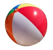 Jet Creations 6 Color Beach Ball 72 Inch Deflated