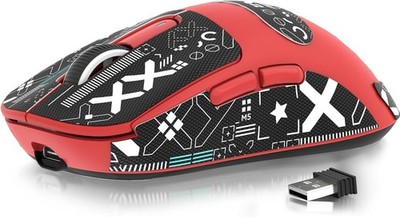 ATTACK SHARK X3 Wireless Gaming Mouse, 49g Bluetooth/2.4G/USB-C Ergonomic Com...