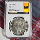 1879 S MORGAN DOLLAR S$1 NGC MS 67