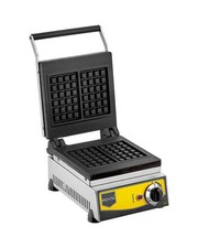 Professional Waffle Maker – 1200 W, 21 cm Non‑Stick, Stainless Steel for Restaur