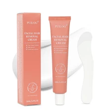Facial Hair Removal Cream for Women, Painless & Flawless Depilatory Cream for Fa