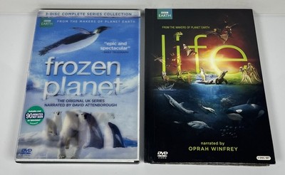BBC Earth Life 4 DVD Set Frozen Planet 3 DVD Set Complete Series