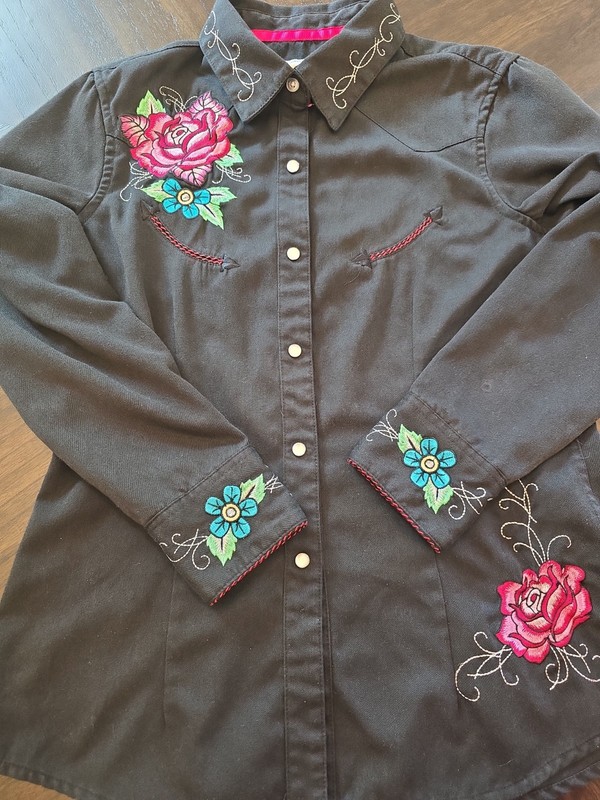Panhandle Slim Women's Western Retro Pearl Snap Shirt