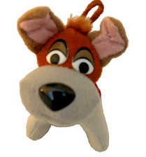 1988 McDonald's Disney Dodger The Dog Oliver Co. Plush Christmas Ornament
