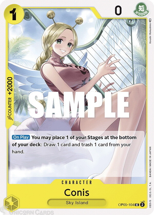 OP05-104 Conis :: Uncommon One Piece TCG Card :: OP05: Awakening Of The New Era