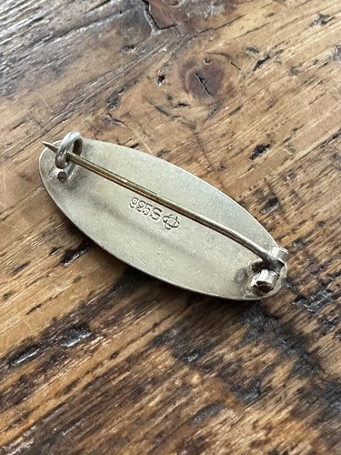 Spilla smaltata argento sterling Ole Olberg Norvegia norvegese vintage 1008 - Foto 5 di 5