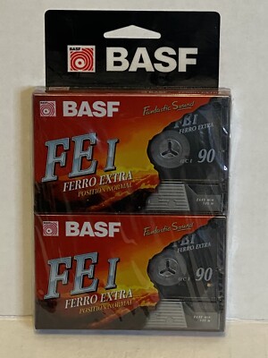 3X BASF FE1 90 Ferro Extra K7 Cassette audio Neuve Tape Sealed