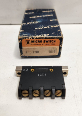 NEW OLD STOCK! HONEYWELL MICRO-SWITCH LIMIT SWITCH BLOCK 1ZD1