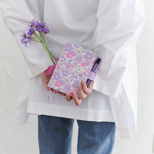 Hobonichi Techo 2023 Liberty Fabrics Betsy 2 Farben A6/A5 Cover Planer JAPAN NEU - Bild 25 von 51