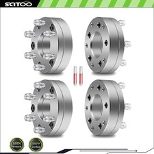 4x 5x5 To 6x5.5 2 Wheel Spacers 14x1.5 Fits Chevy Gmc C1500 Dodge Durango Jeep 4x 5x5 To 6x5.5 2 Wheel Spacers 14x1.5 Fits Chevy Gmc C1500 Dodge Durango Jeep