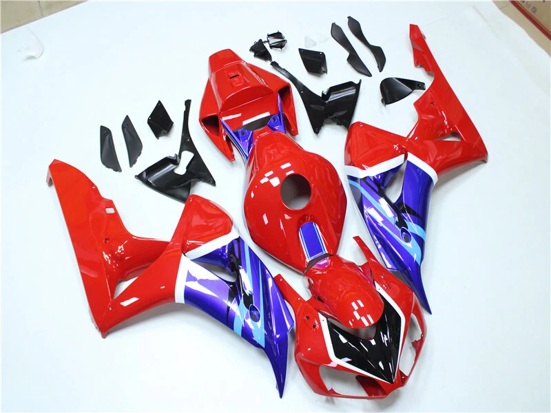 MS para Honda CBR1000RR 2006-2007 ABS carenado estilo de fábrica rojo azul carrocería d01 Foto 4 de 4