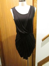 Even Black Sleeveless Stretch Dress SZ M