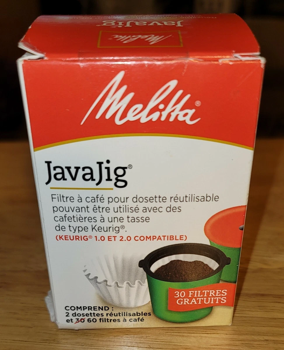 Melitta JavaJig Reusable Coffee Filter System For Single
