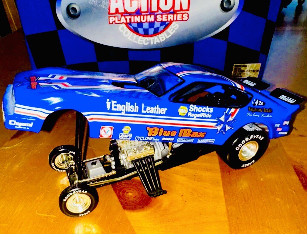 NHRA Raymond Beadle BLUE MAX Funny Car NITRO 1:24 Top Fuel “RARE