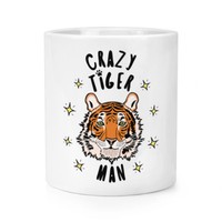 VerrüCkte Tiger Mann Stars Makeup Pinsel Bleistift Topf - Lustig Tiere