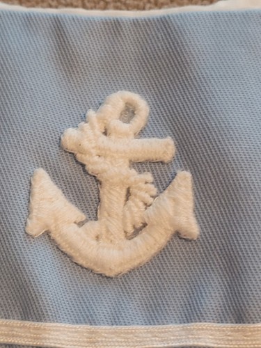 Pagliaccetto vintage anni 80 bambino ragazzo 24M ancoraggio vela nautica azzurro bianco usato in ottime condizioni - Foto 3 di 6