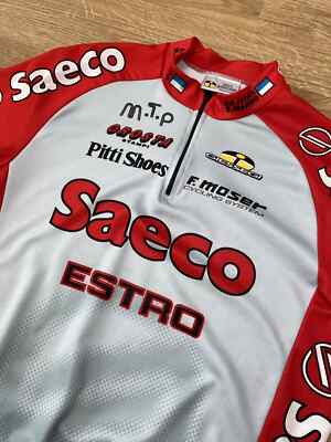 Maillot Cyclisme Saeco Estro - Giessegi - Taille M - Occasion